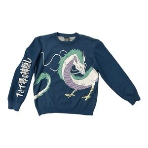 Studio Ghibli Spirited Away Haku Knit Sweater | Small